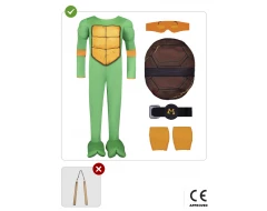 Костюм на Микеланджело за момче - Костенурките нинджа 