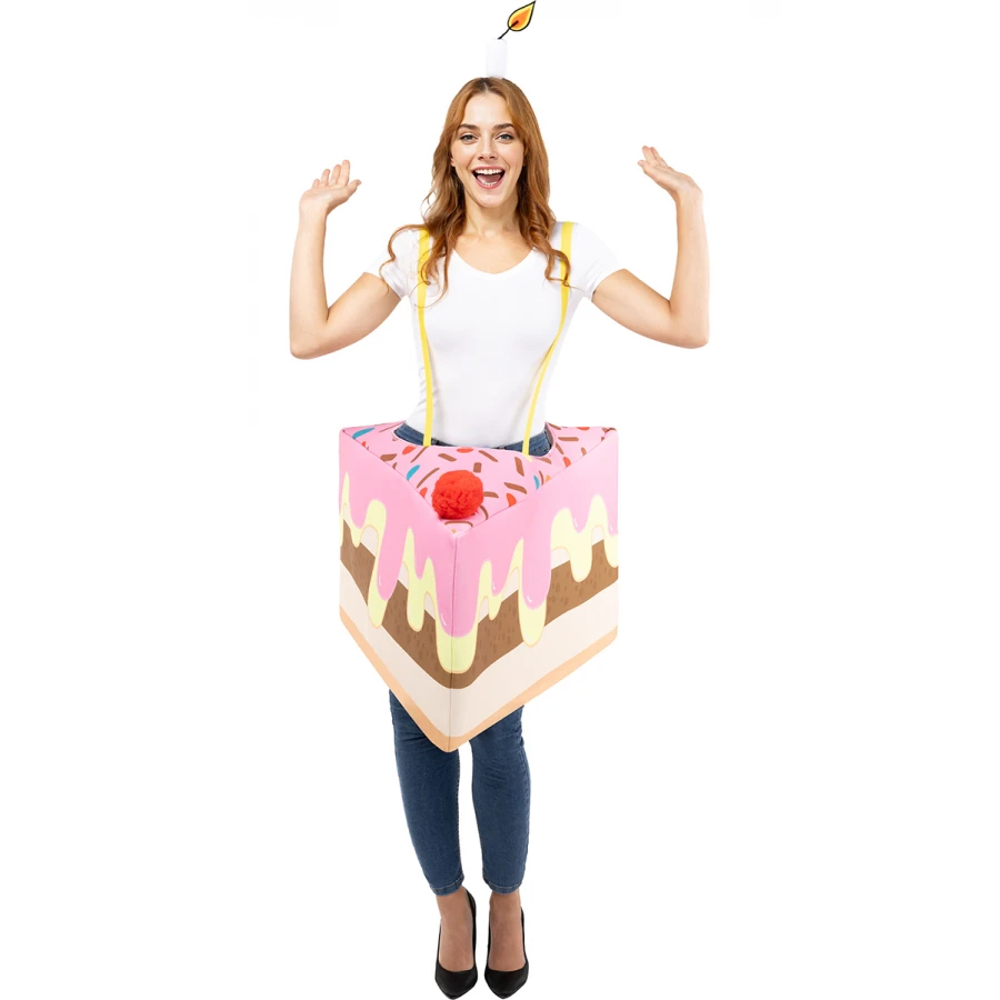 Дамски карнавален костюм парче торта с диадема