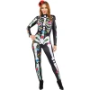 Дамски карнавален костюм La Catrina гащеризон