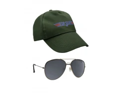 Комплект шапка и очила Top Gun