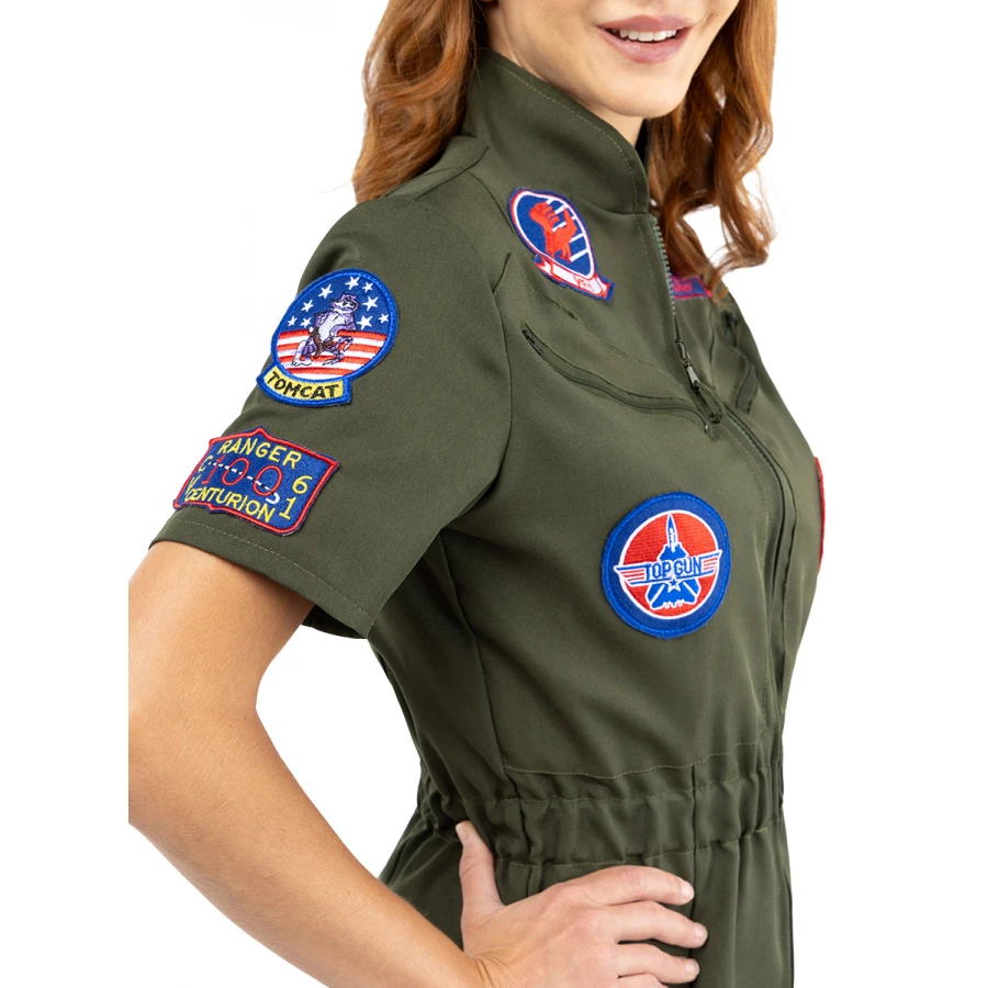 Дамски карнавален костюм авиационен пилот Top Gun - рокля