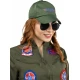 Комплект шапка и очила Top Gun пилотски стил