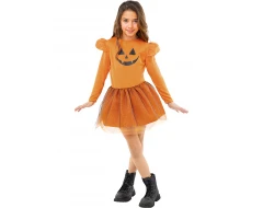 Костюм тиква за момиче