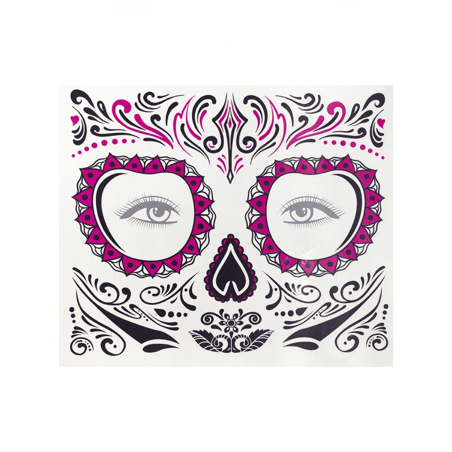 Временни татуировки La Catrina мексикански стил