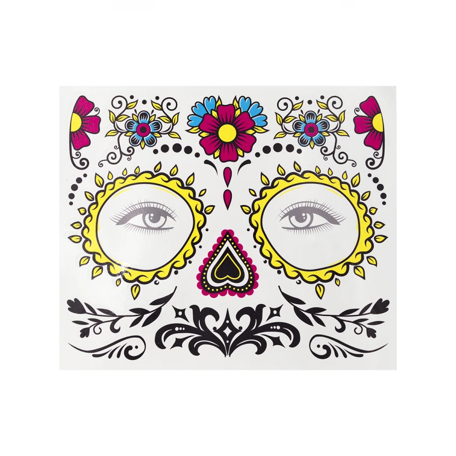 Временни татуировки La Catrina мексикански стил