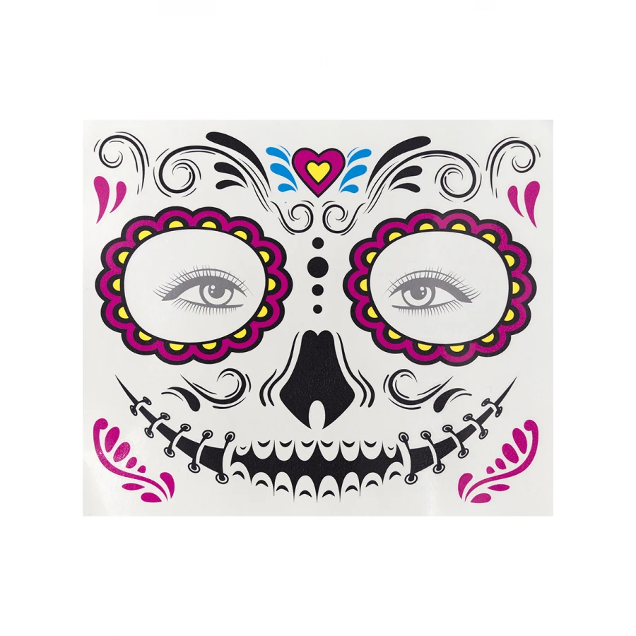 Временни татуировки La Catrina мексикански стил