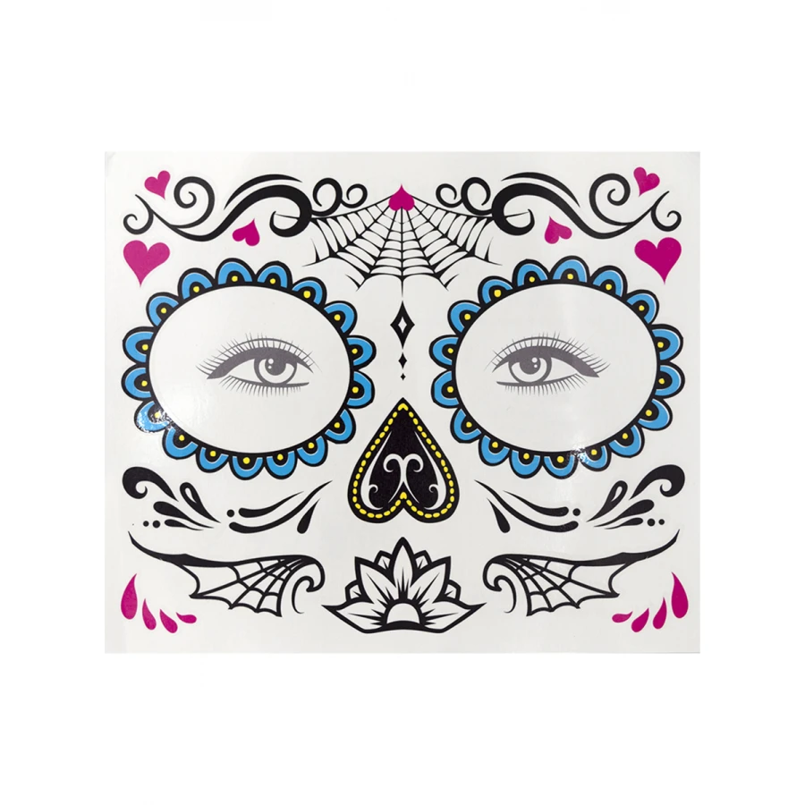 Временни татуировки La Catrina мексикански стил