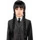 Официална перука Wednesday Addams за момичета Netflix