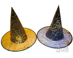 Шапка за вещица с паяк