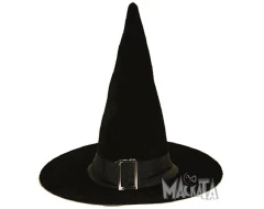 Плюшена шапка за вещица