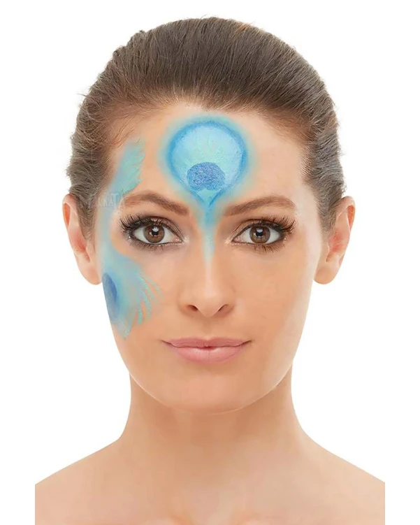 Карнавален грим - Make-Up FX, Паун Aqua Kit 50740