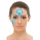 Карнавален грим - Make-Up FX, Паун Aqua Kit 50740