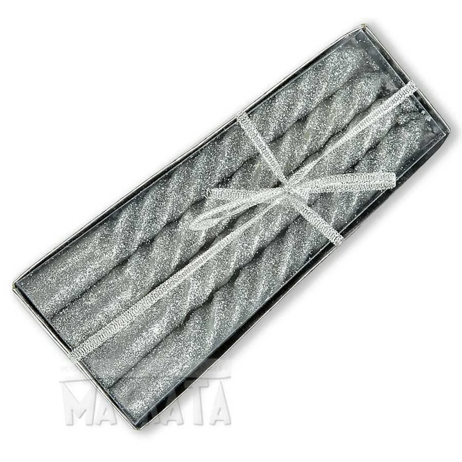 Свещи за парти с брокат - 4бр