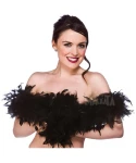 Карнавален аксесоар - черна боа 30864/08261