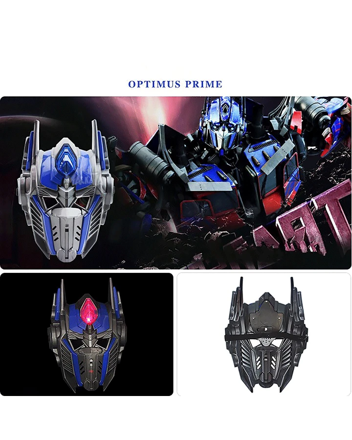 Светеща детска маска Трансформърс - Optimus Prime