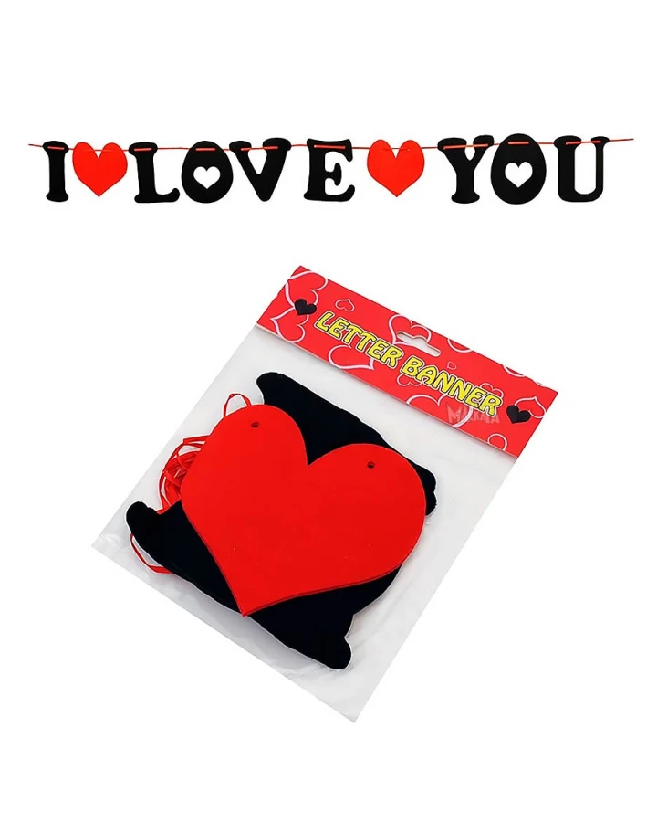 Парти надпис I Love You