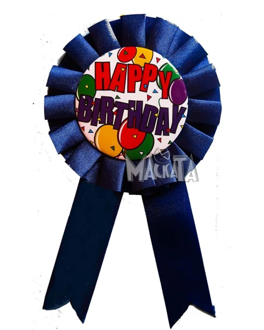 Значка розетка Happy Birthday