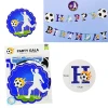 Парти украса - банер Happy Birthday с футболисти 54375