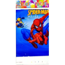 Синя парти покривка със Спайдърмен 
