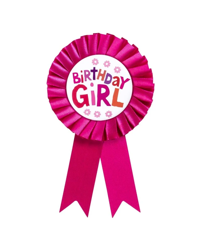Значка розетка Birthday Girl