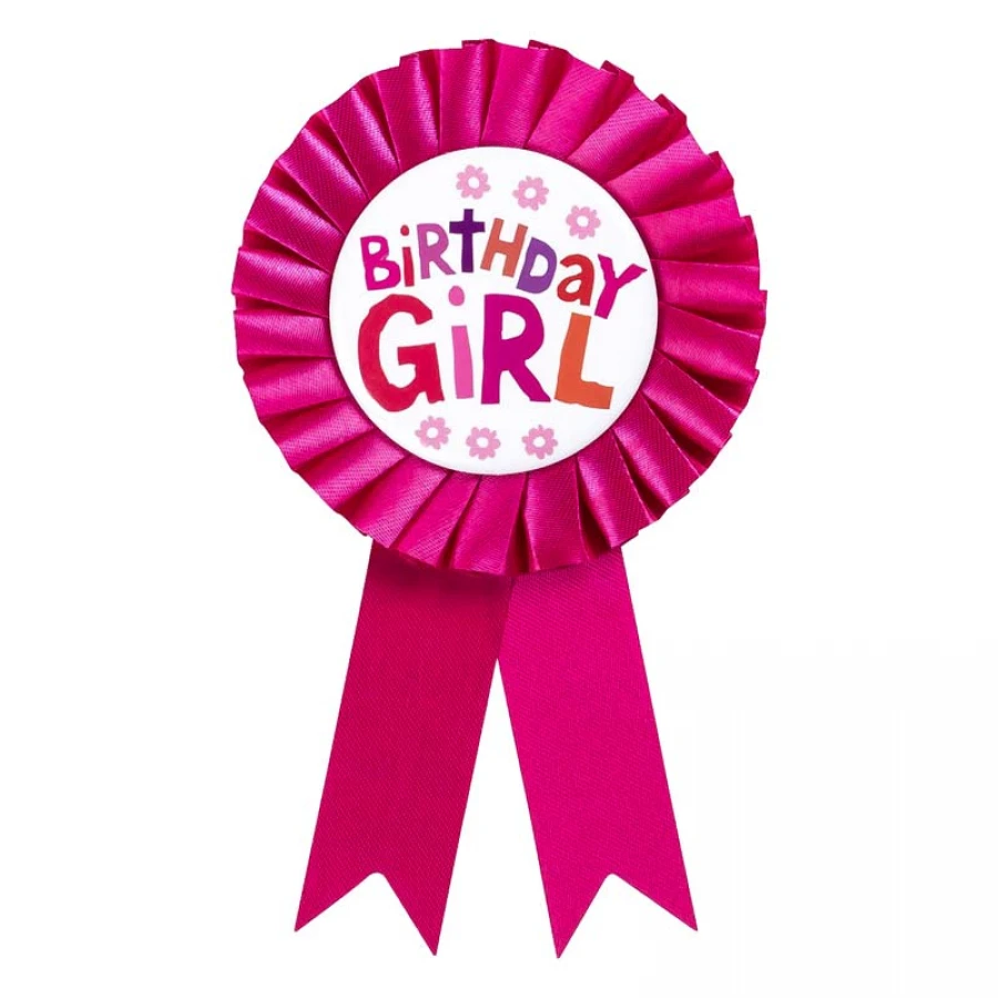 Значка розетка Birthday Girl
