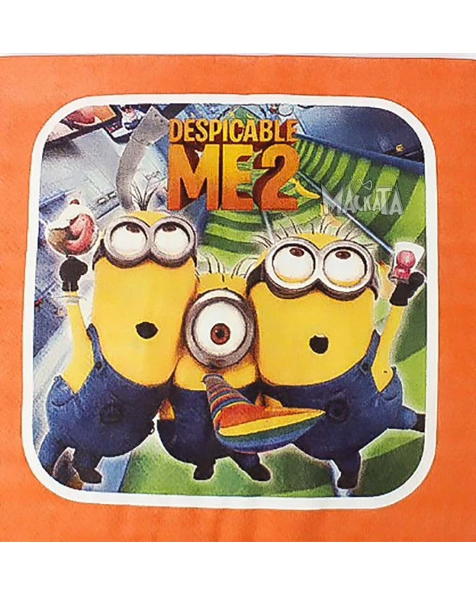 Парти салфетки с Миньони - 20бр