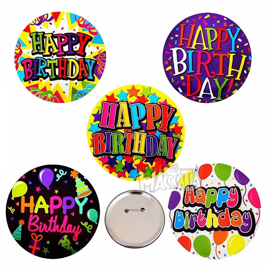 Значка Happy Birthday
