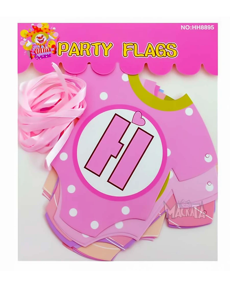 Банер Happy Birthday бебешки бодита