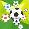 Парти салфетки с футболни топки - 20бр