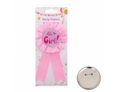 Значка розетка It`s a girl