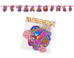 Банер Happy Birthday It`s a girl