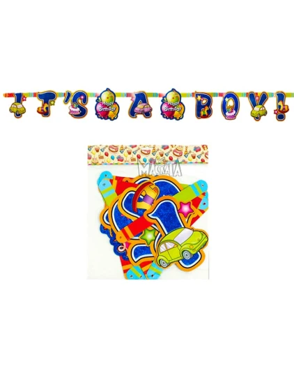 Банер Happy Birthday It`s a boy