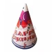 Парти шапка - Happy Birthday - 5бр