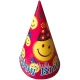Парти шапка - Happy Birthday - 5бр