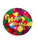 Парти чинии - Happy Birthday 10бр Парти чинии - Happy Birthday 10бр