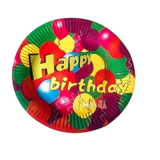 Парти чинии - Happy Birthday 10бр