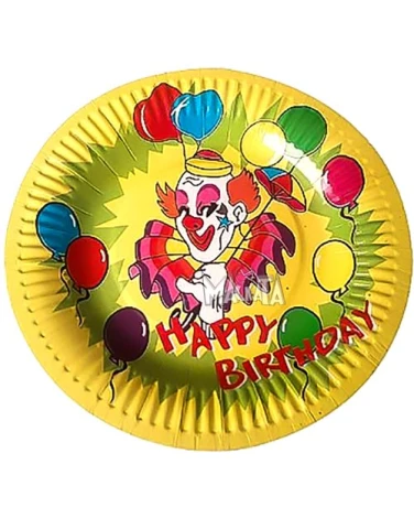 Парти чинии - Happy Birthday 10бр