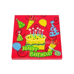 Парти салфетки - Happy Birthday 20бр