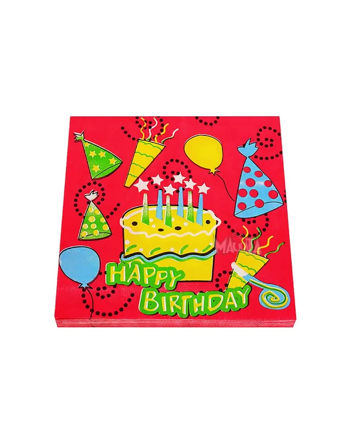 Парти салфетки - Happy Birthday 20бр