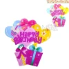 Парти надпис Happy Birthday със сърца