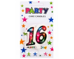 Юбилейни свещи Happy Birthday