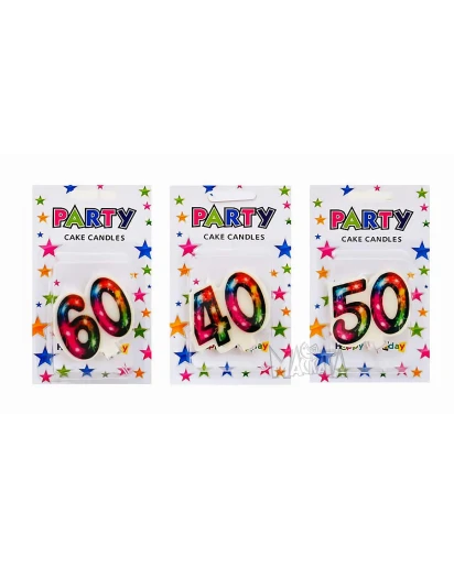 Юбилейни свещи Happy Birthday