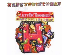 Банер Happy Birthday с буболечки малък