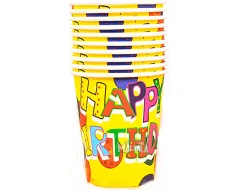 Парти чаши - Happy Birthday 10бр
