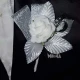 Сватбена бутониера - Сребро