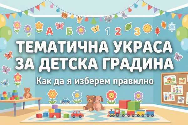 Как да изберем тематична украса за детска градина