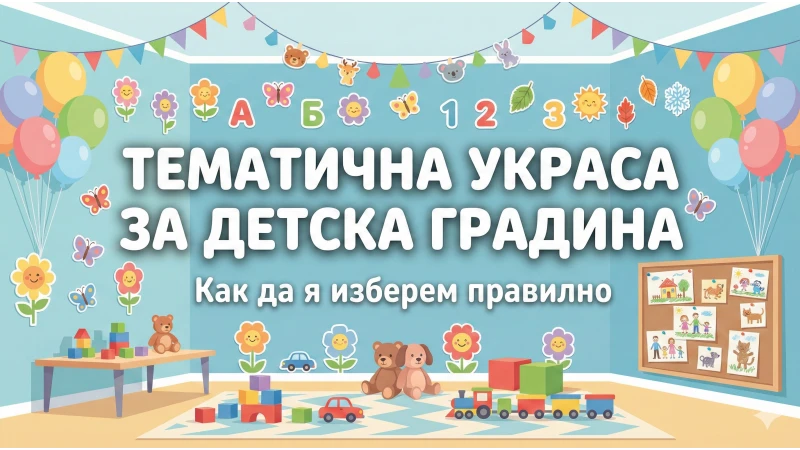 Как да изберем тематична украса за детска градина
