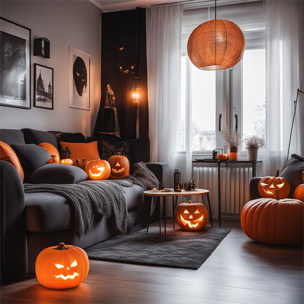 Идеи за украса на апартамент за Хелоуин